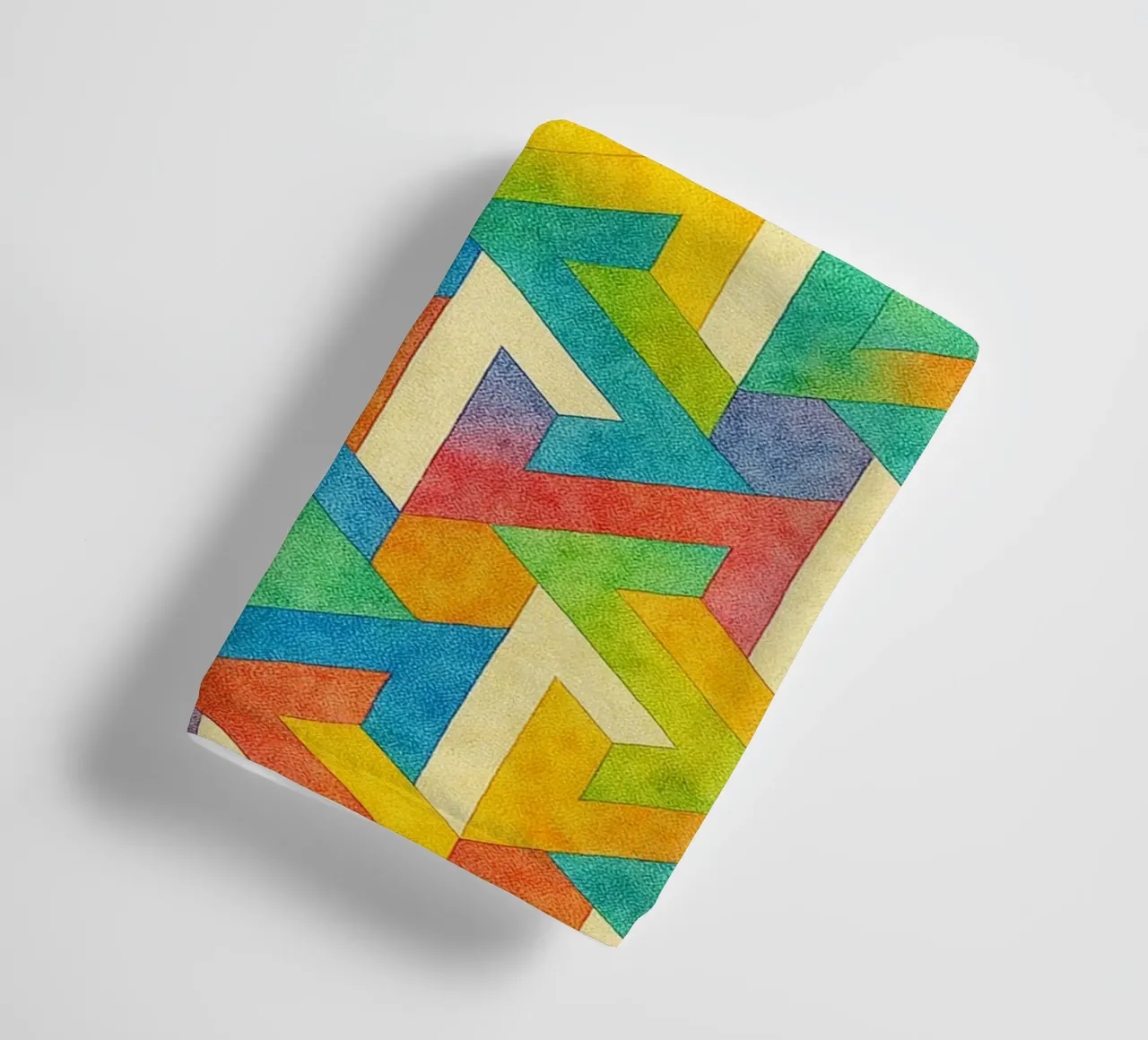 línea transversal geométrica abstracta toalla de baño de arkhanz