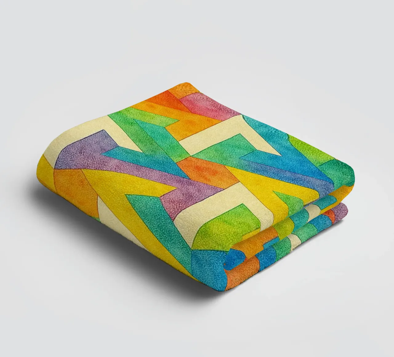 línea transversal geométrica abstracta toalla de baño de arkhanz