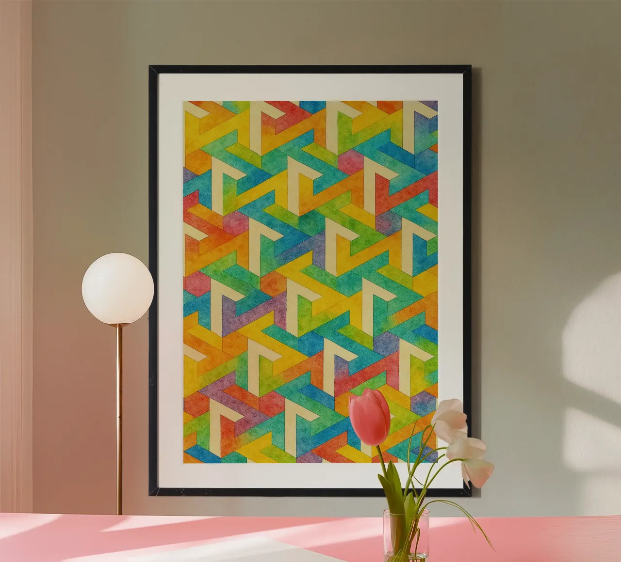 línea transversal geométrica abstracta hahnemühle de arkhanz