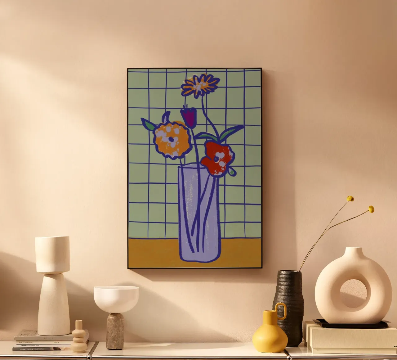 Painted Flowers plexiglass da Be Mart