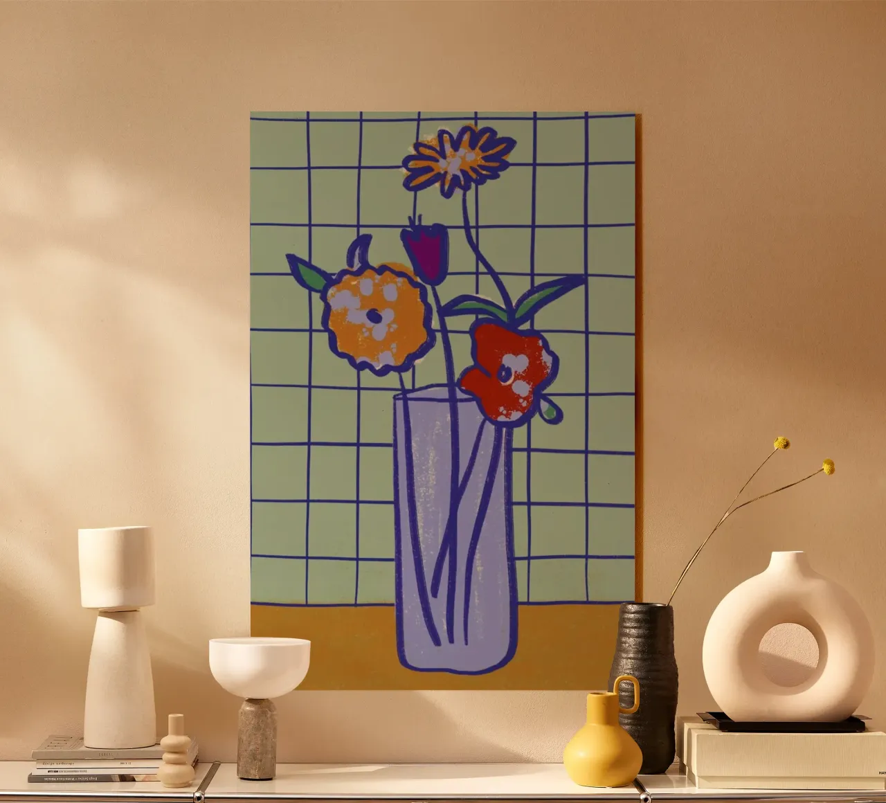 Painted Flowers plexiglass da Be Mart