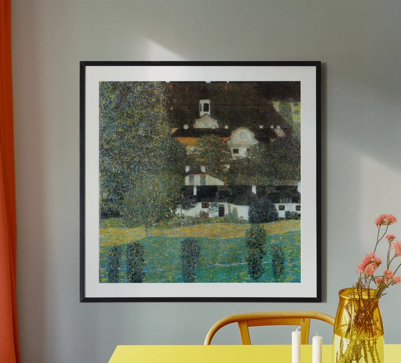 Schloss Kammer am Attersee II, 1909 von Gustav Klimt Poster von betty hamilton