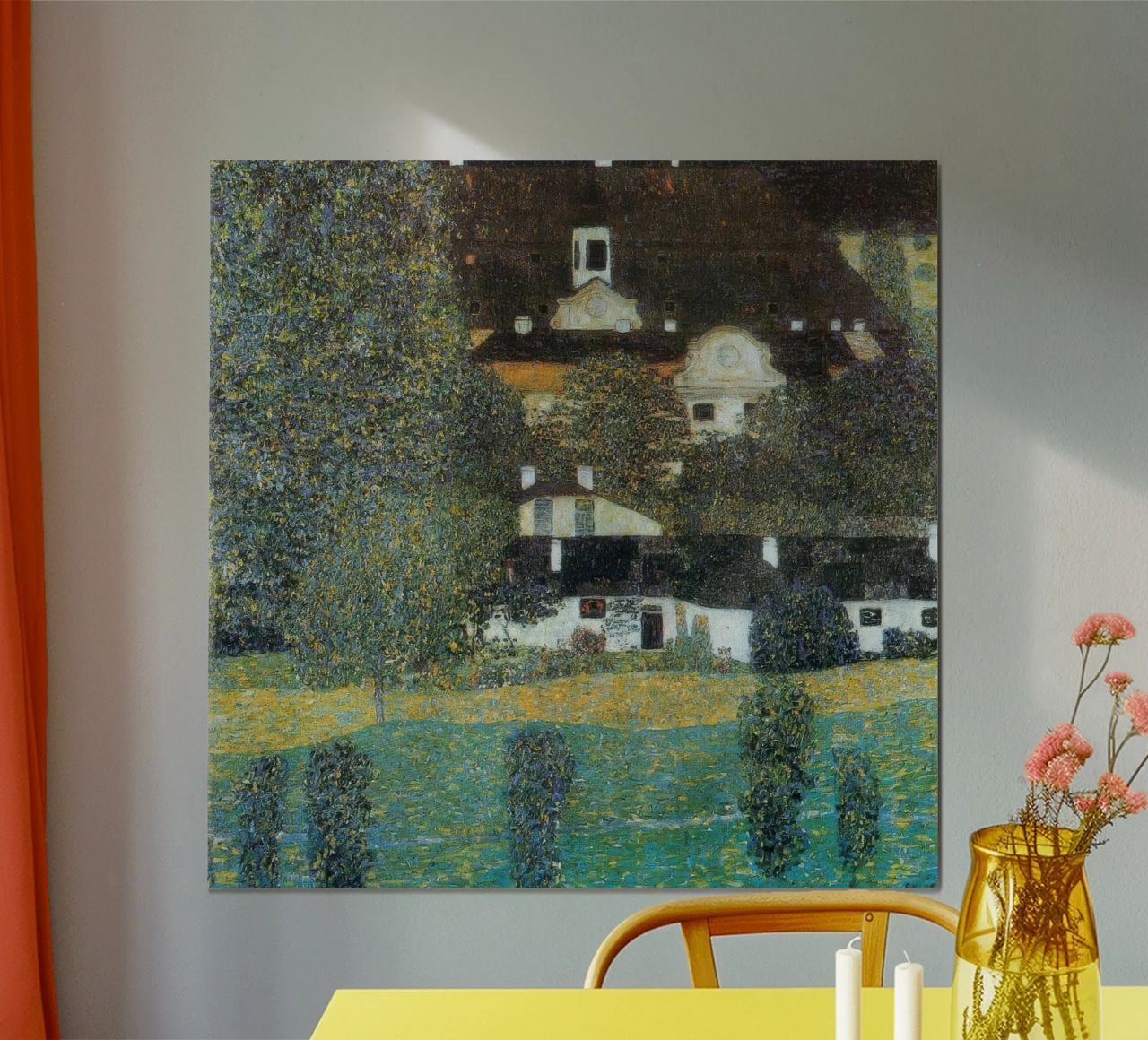 Schloss Kammer am Attersee II, 1909 von Gustav Klimt Poster von betty hamilton