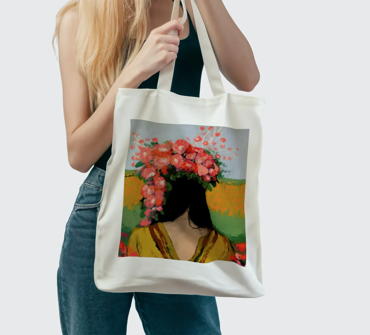 Like The First Day borsa in juta da treechild