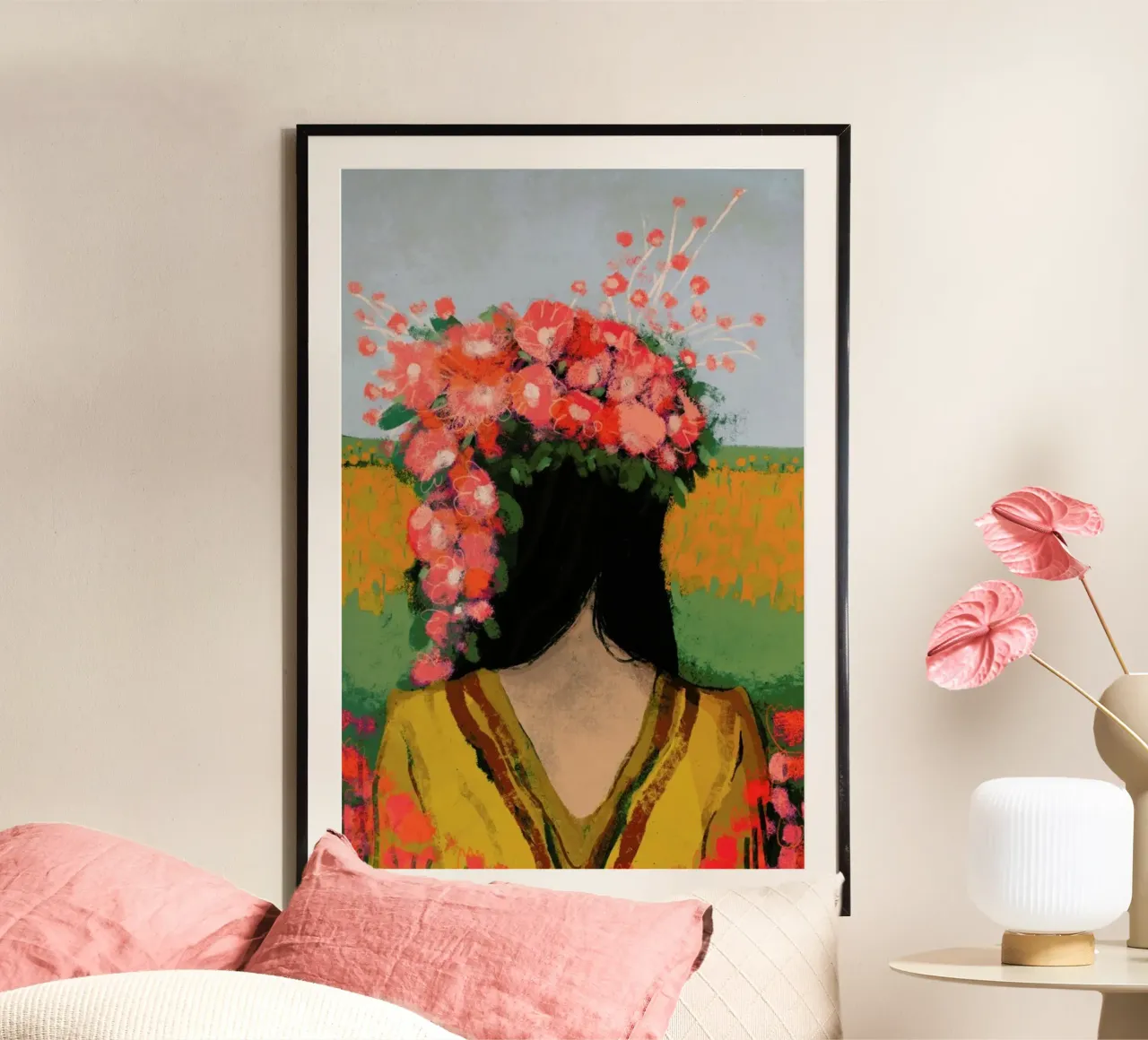 Like The First Day poster with wooden frame by treechild