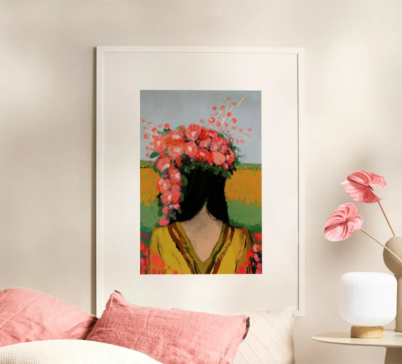 Like The First Day poster with wooden frame by treechild