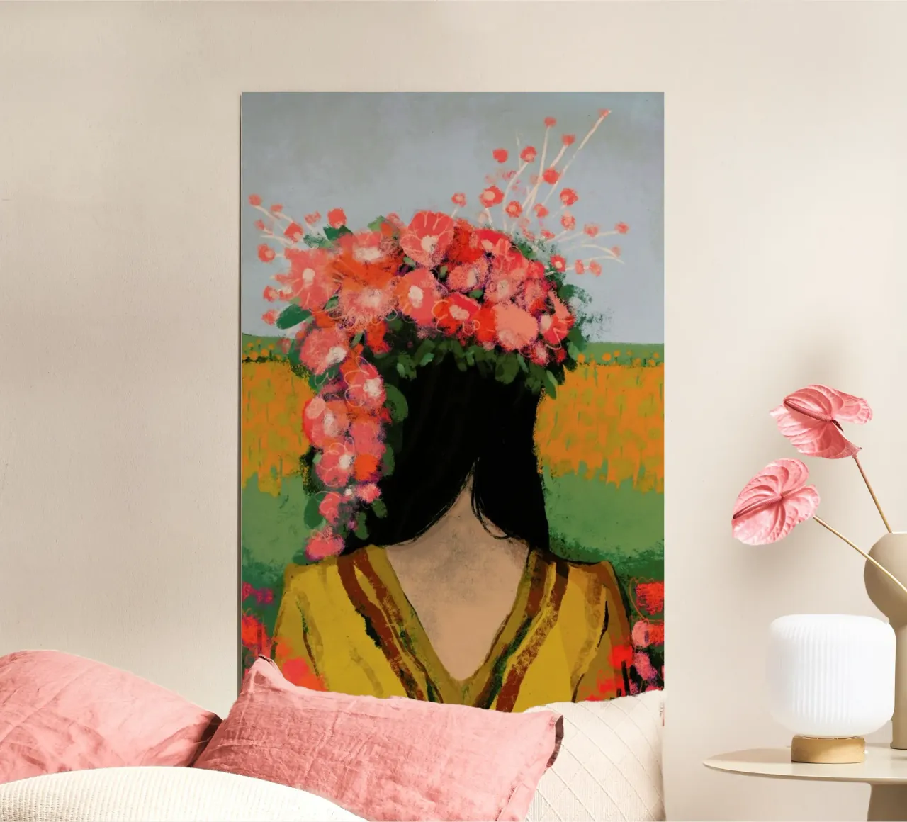 Like The First Day poster with wooden frame by treechild