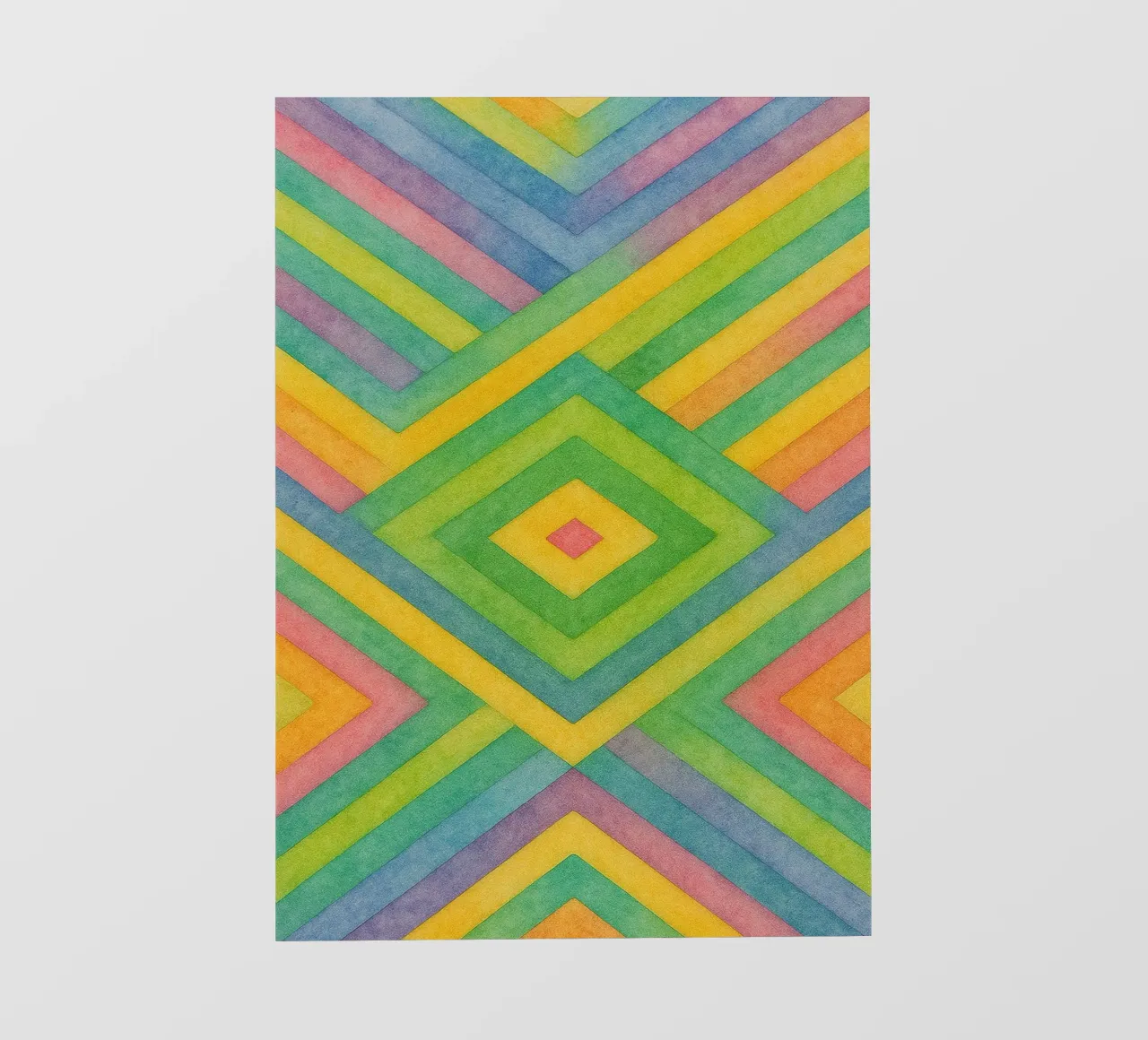 abstract geometric diamond line photo wallpaper by arkhanz