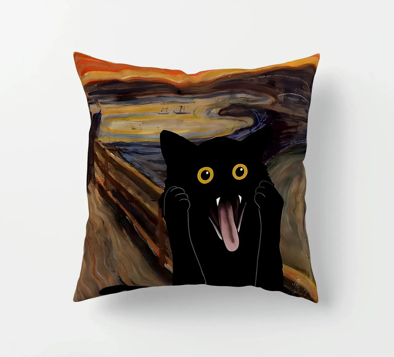 Gatto urlatore cuscino da ART BEST