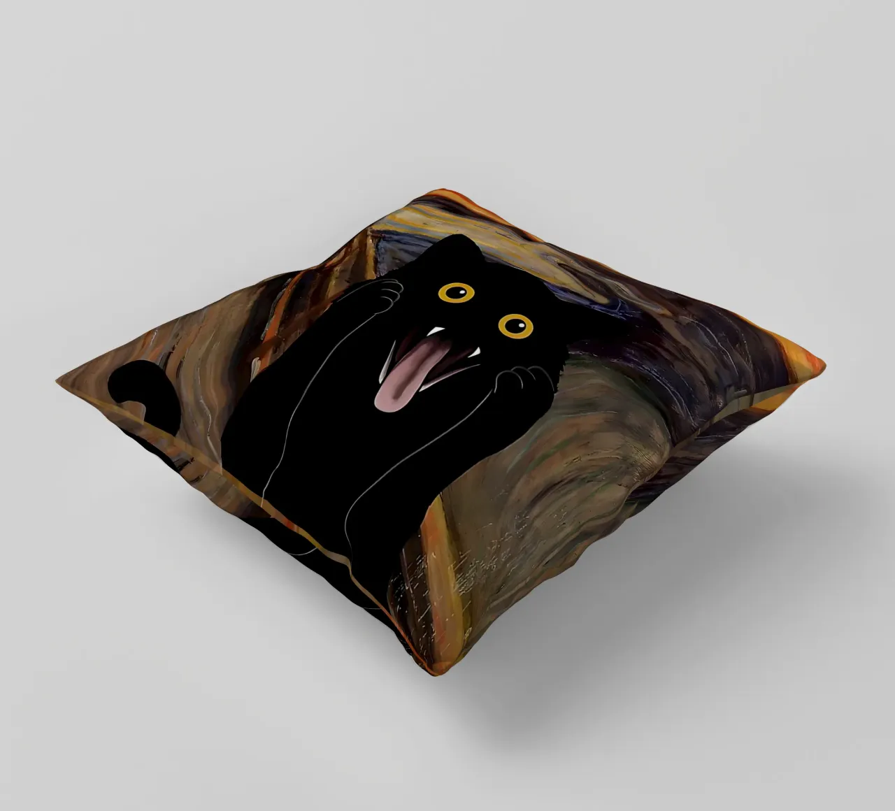 Gatto urlatore cuscino da ART BEST