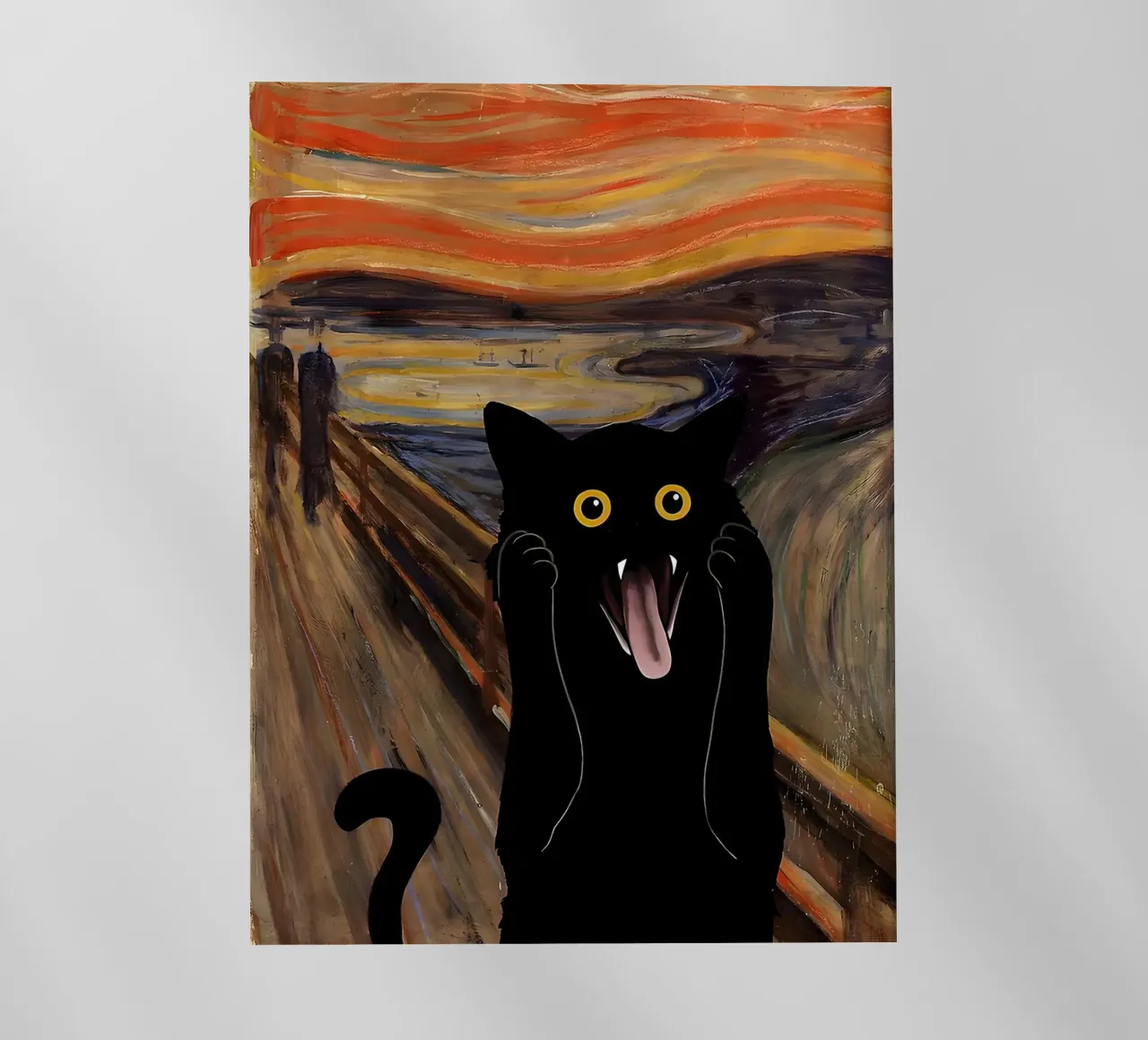 Gatto urlatore pellicola backlit da ART BEST