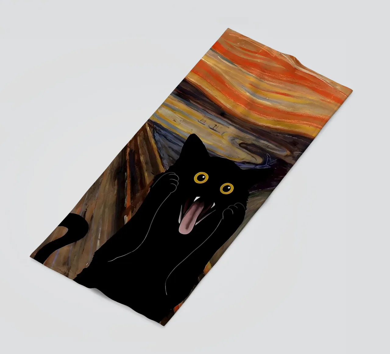 Gatto urlatore telo mare da ART BEST