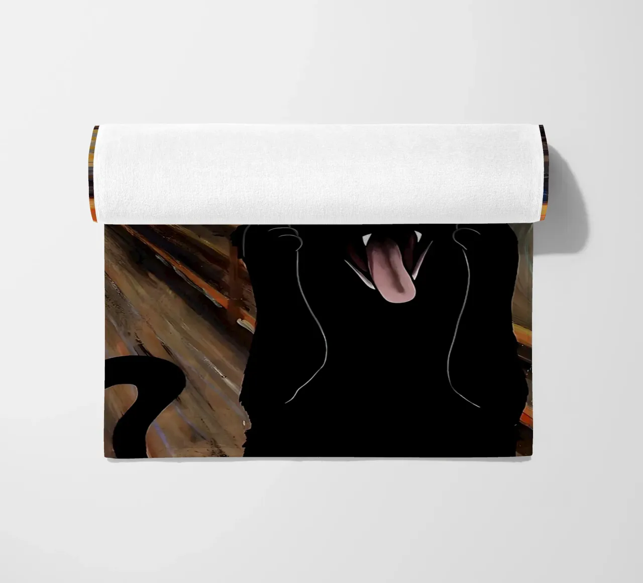 Gatto urlatore telo mare da ART BEST