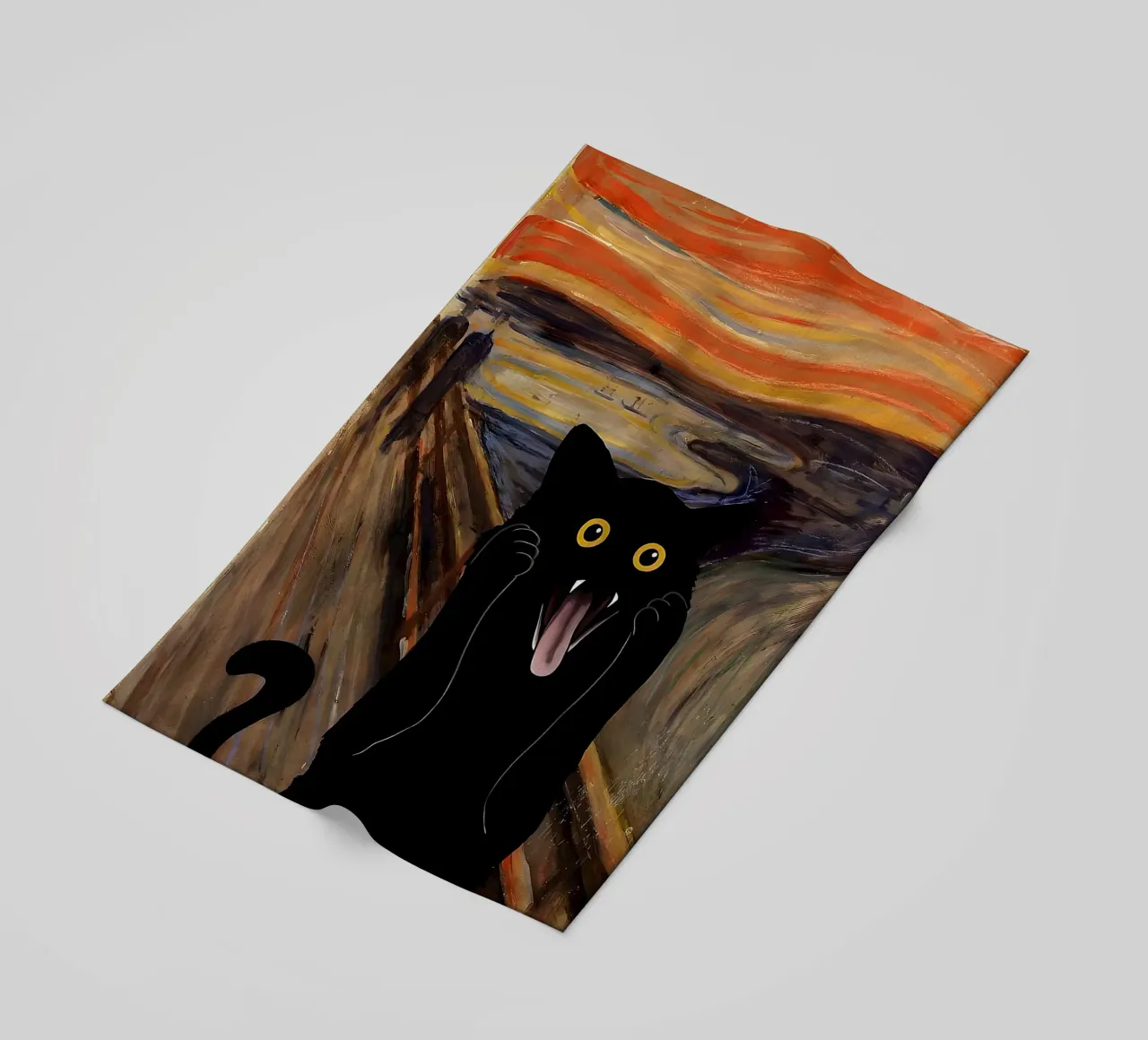 Gatto urlatore telo mare da ART BEST