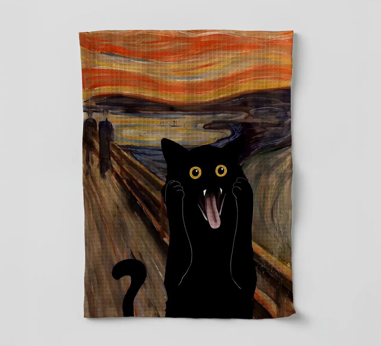 Gatto urlatore canovaccio da cucina da ART BEST