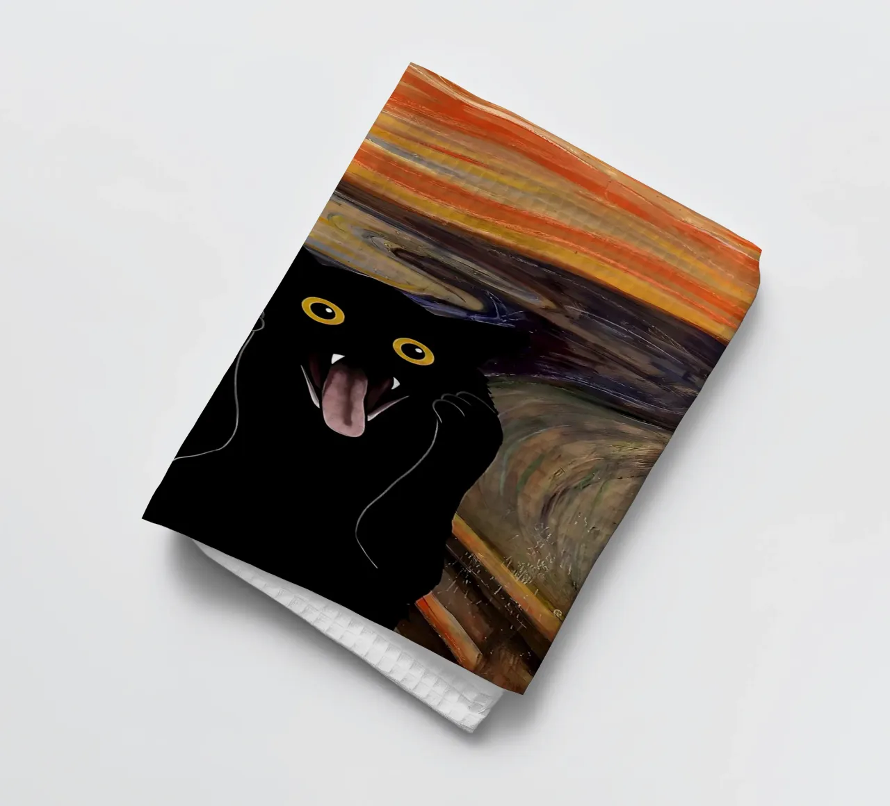 Gatto urlatore canovaccio da cucina da ART BEST