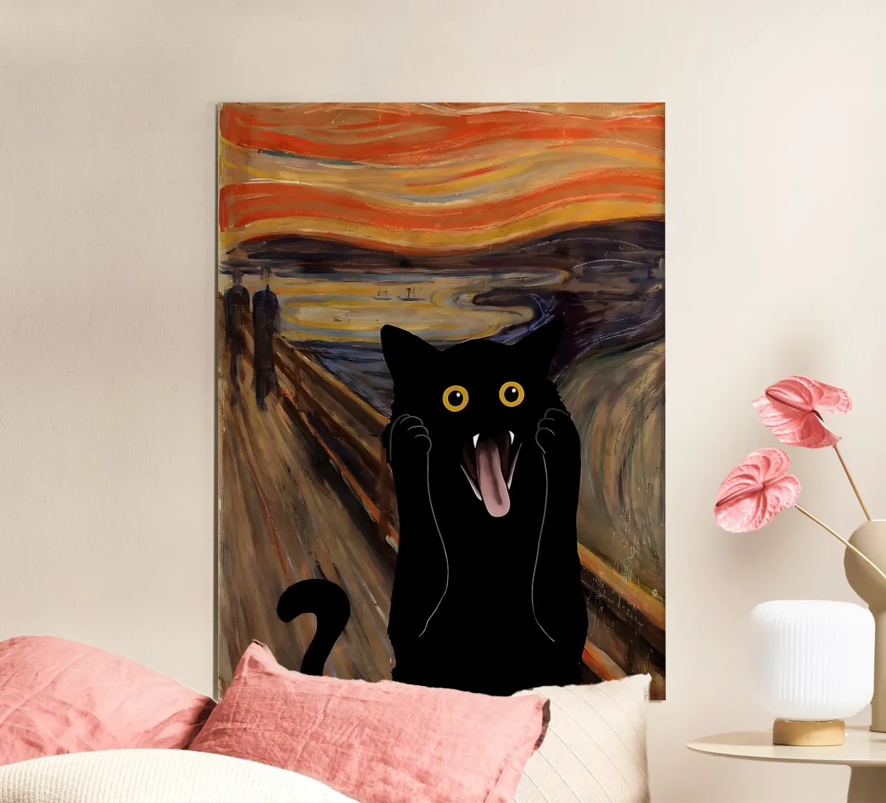 Gatto urlatore carta hahnemühle da ART BEST