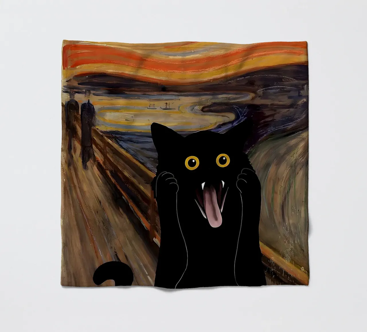 Gatto urlatore coperta in pile da ART BEST
