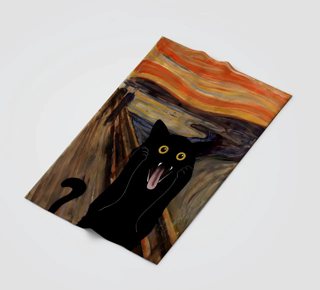Gatto urlatore coperta in pile da ART BEST