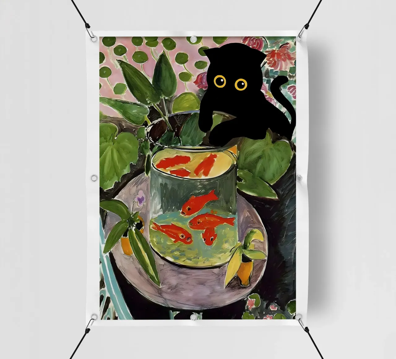 Cat Goldfish Matisse pvc cover by ART BEST