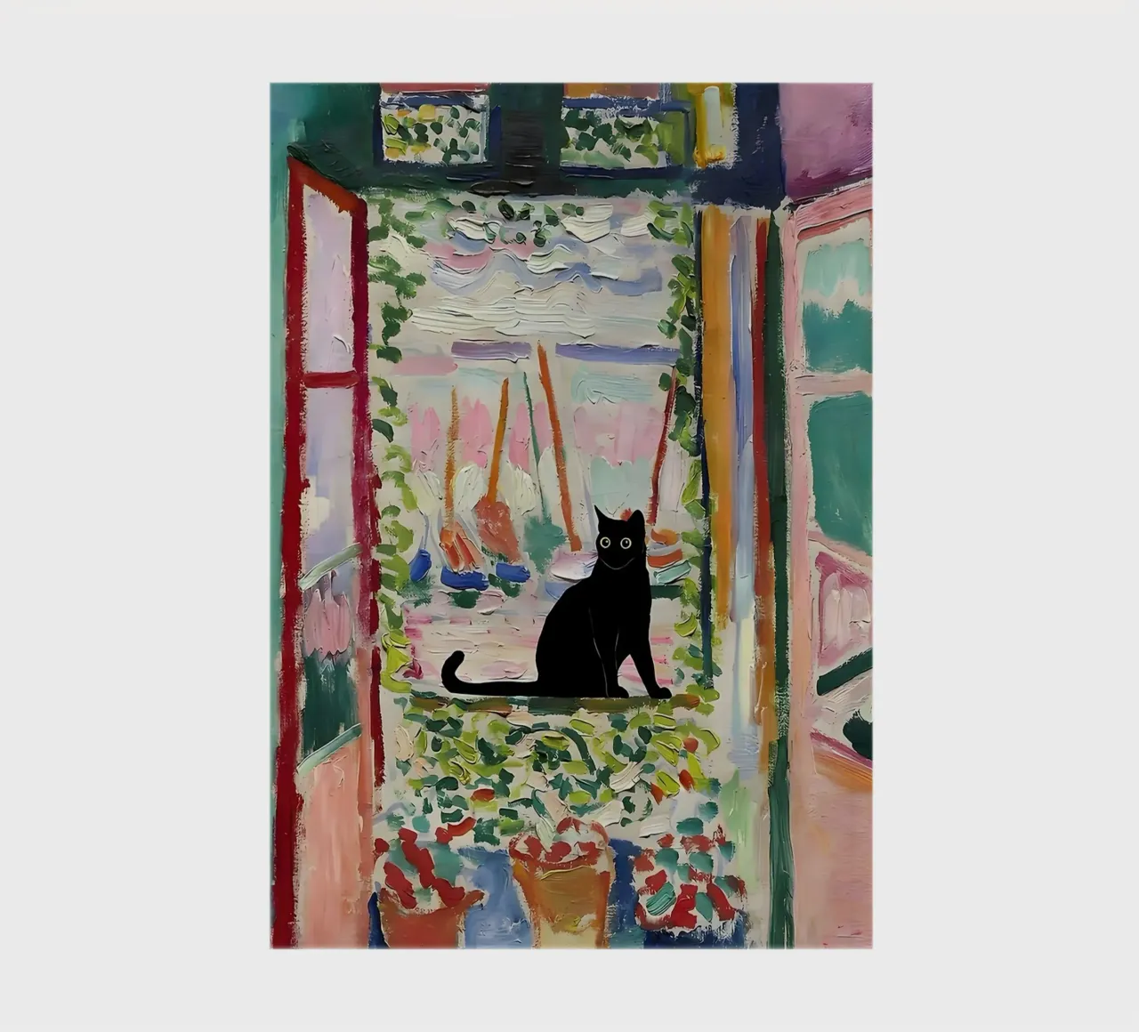 CatMatisse Open Window notebook by ART BEST