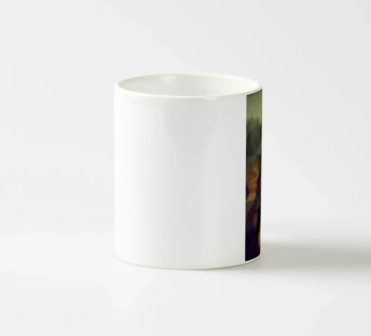 Lisa con un gatto nero tazza in ceramica da ART BEST