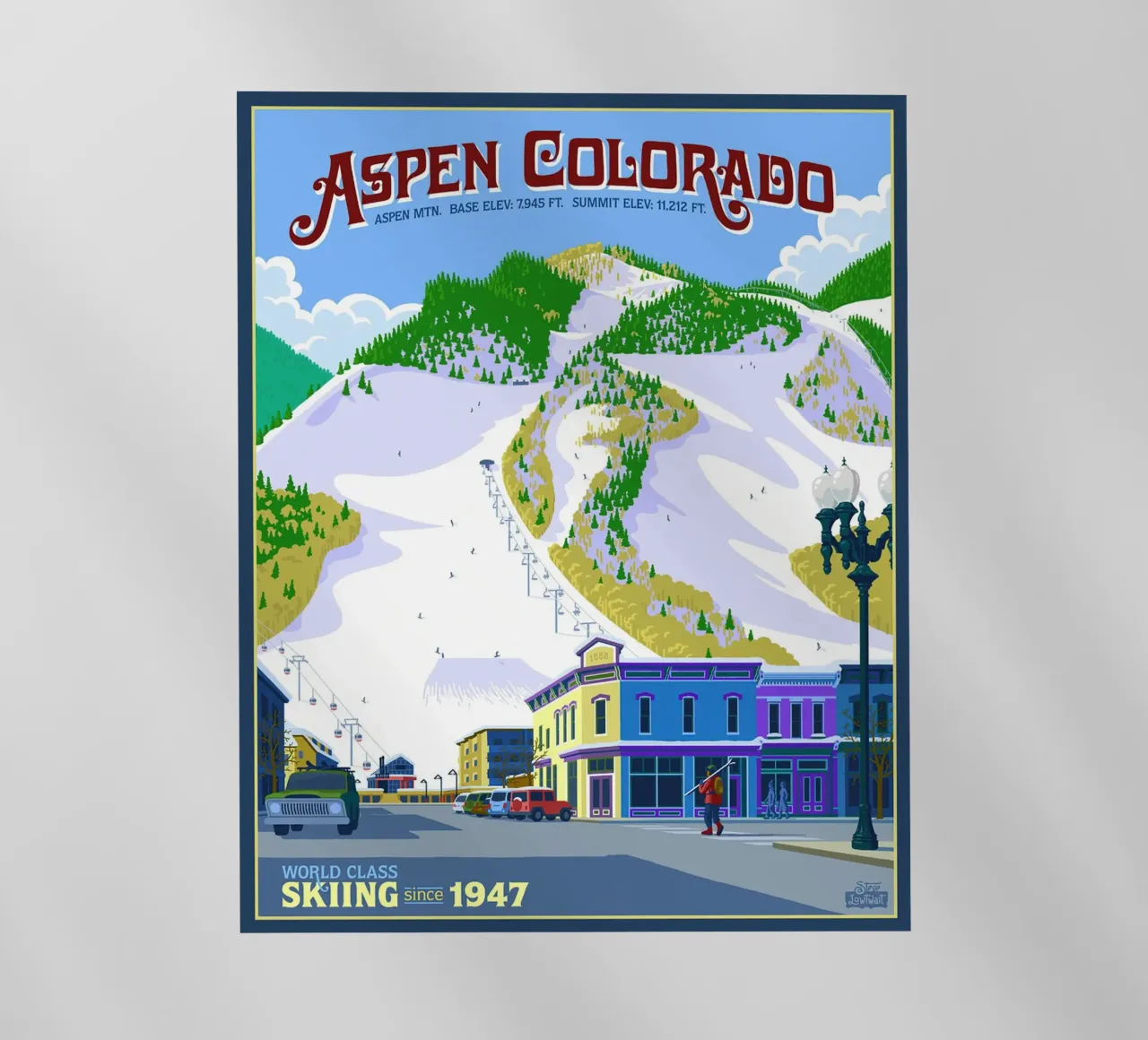 Sci di Aspen pellicola backlit da williamsshop