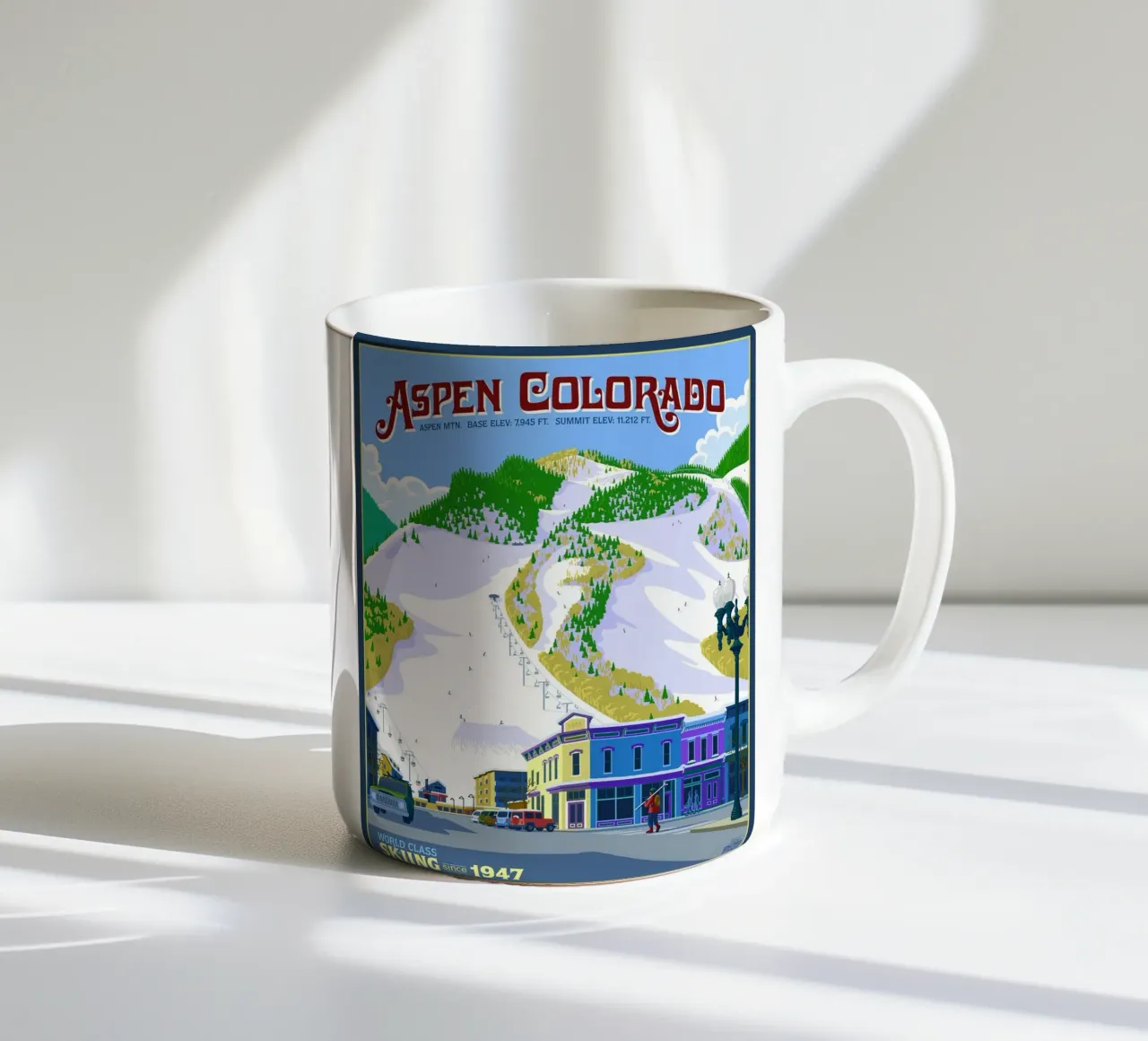 Sci di Aspen tazza in ceramica da williamsshop