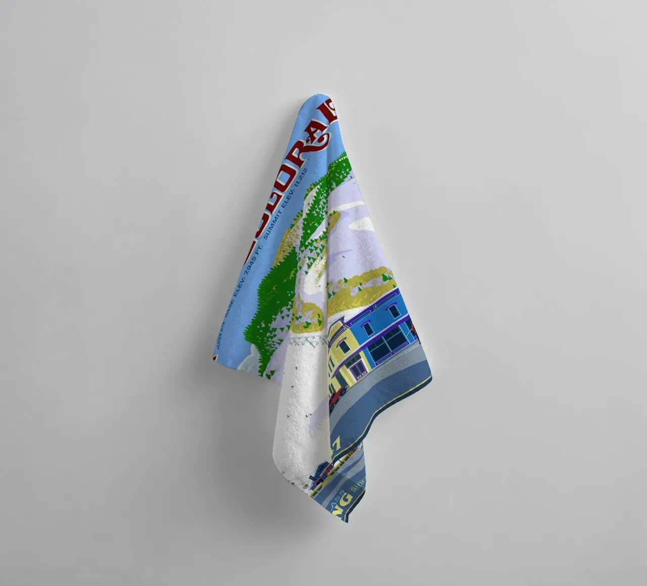 Sci di Aspen asciugamano da bagno da williamsshop