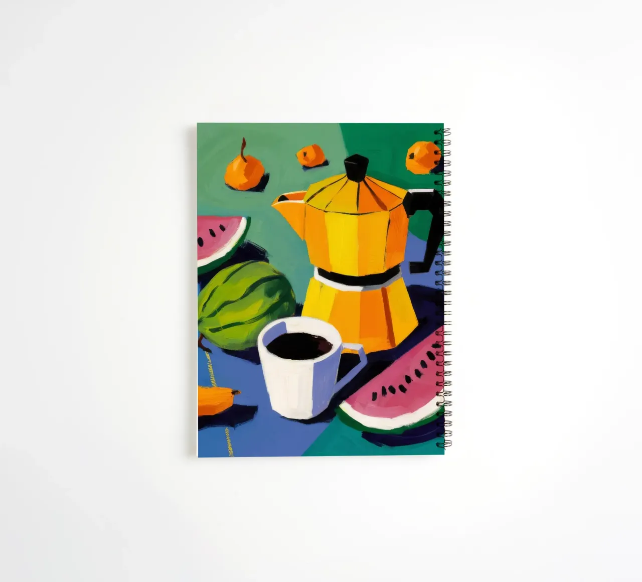 Azure Summer Refreshment spiral notebook by Fable Tempa