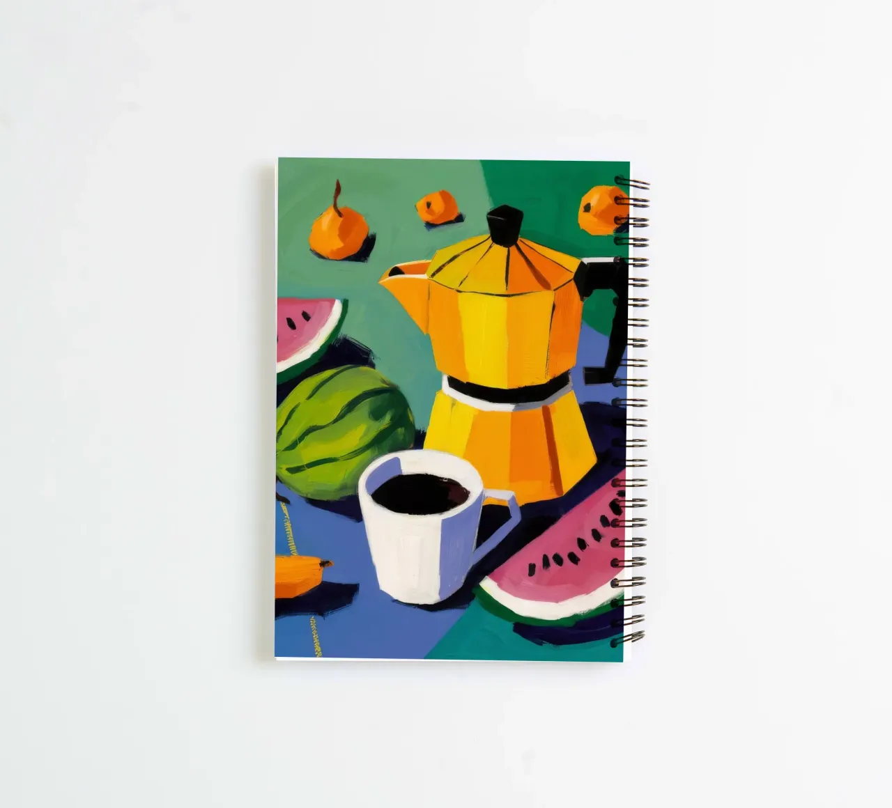 Azure Summer Refreshment spiral notebook by Fable Tempa