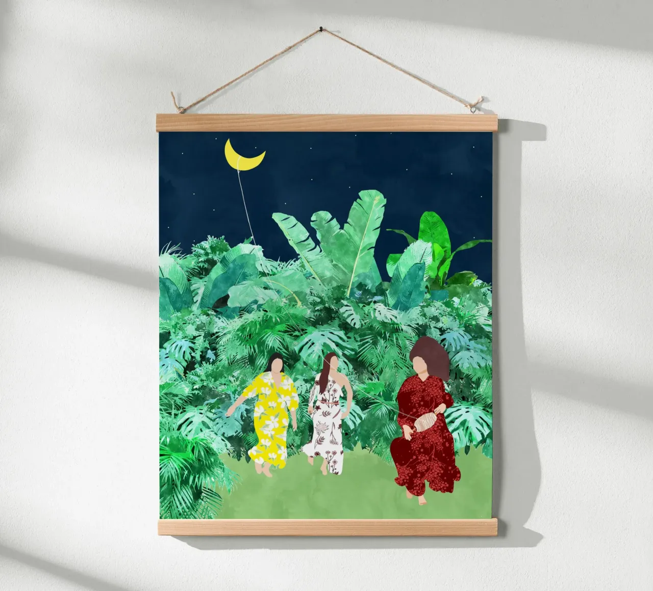 The Moon Kite poster with plastic frame by 83oranges