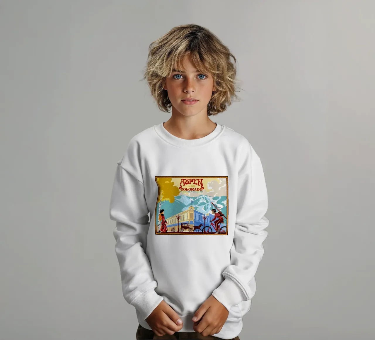 Aspen felpa bambino da williamsshop