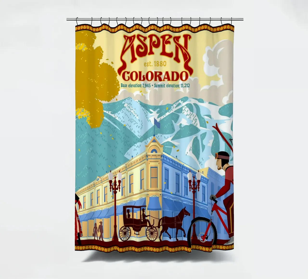 Aspen tenda da doccia da williamsshop