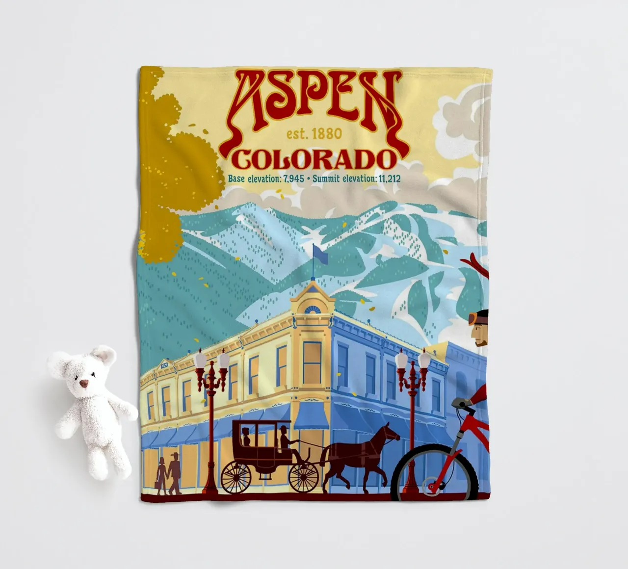 Aspen coperta in pile da williamsshop