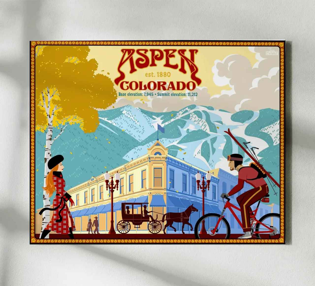Aspen tela con Cornice a cassetta da williamsshop