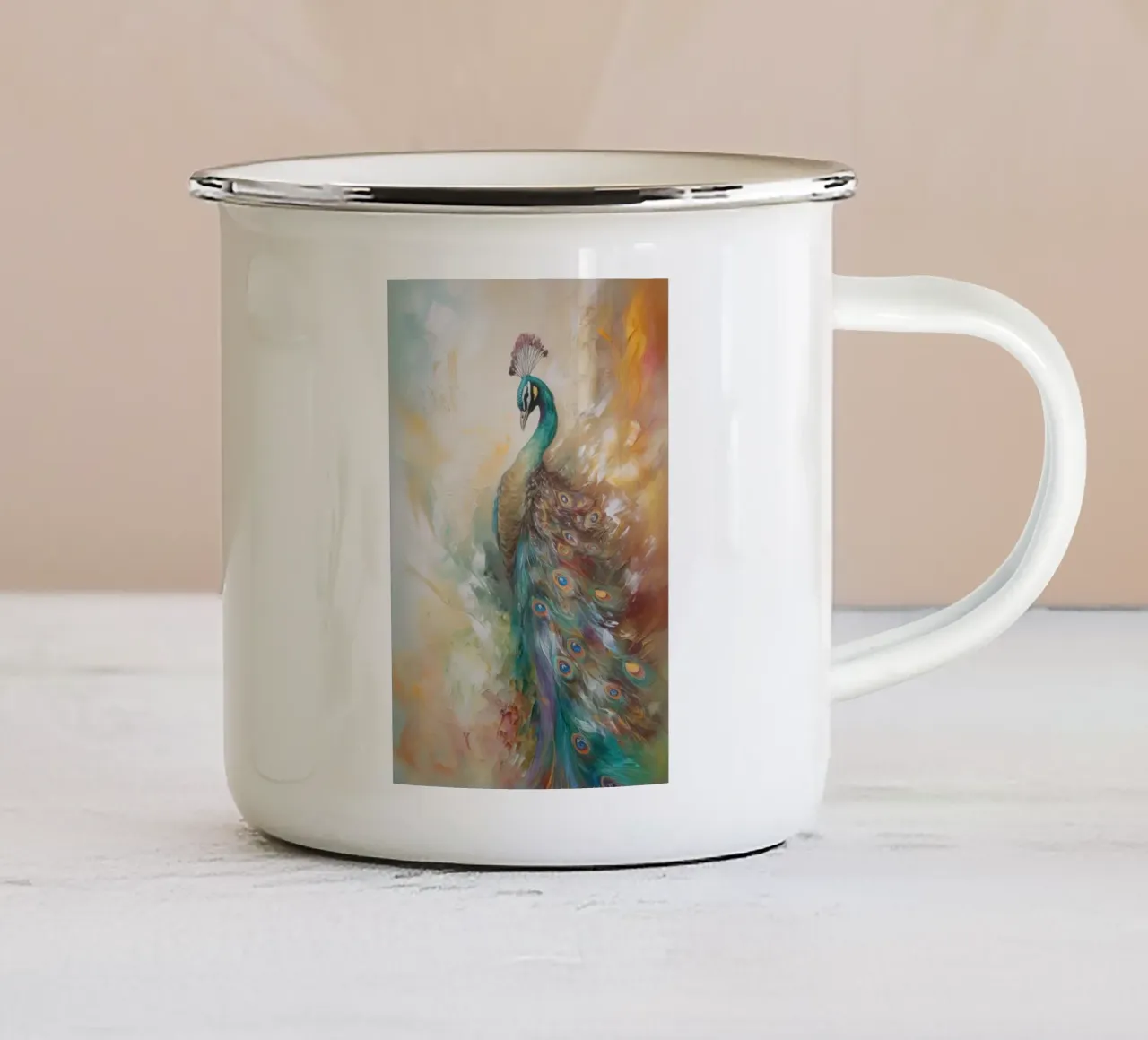 Arte da parete di Imagine tazza in smalto da Imagine