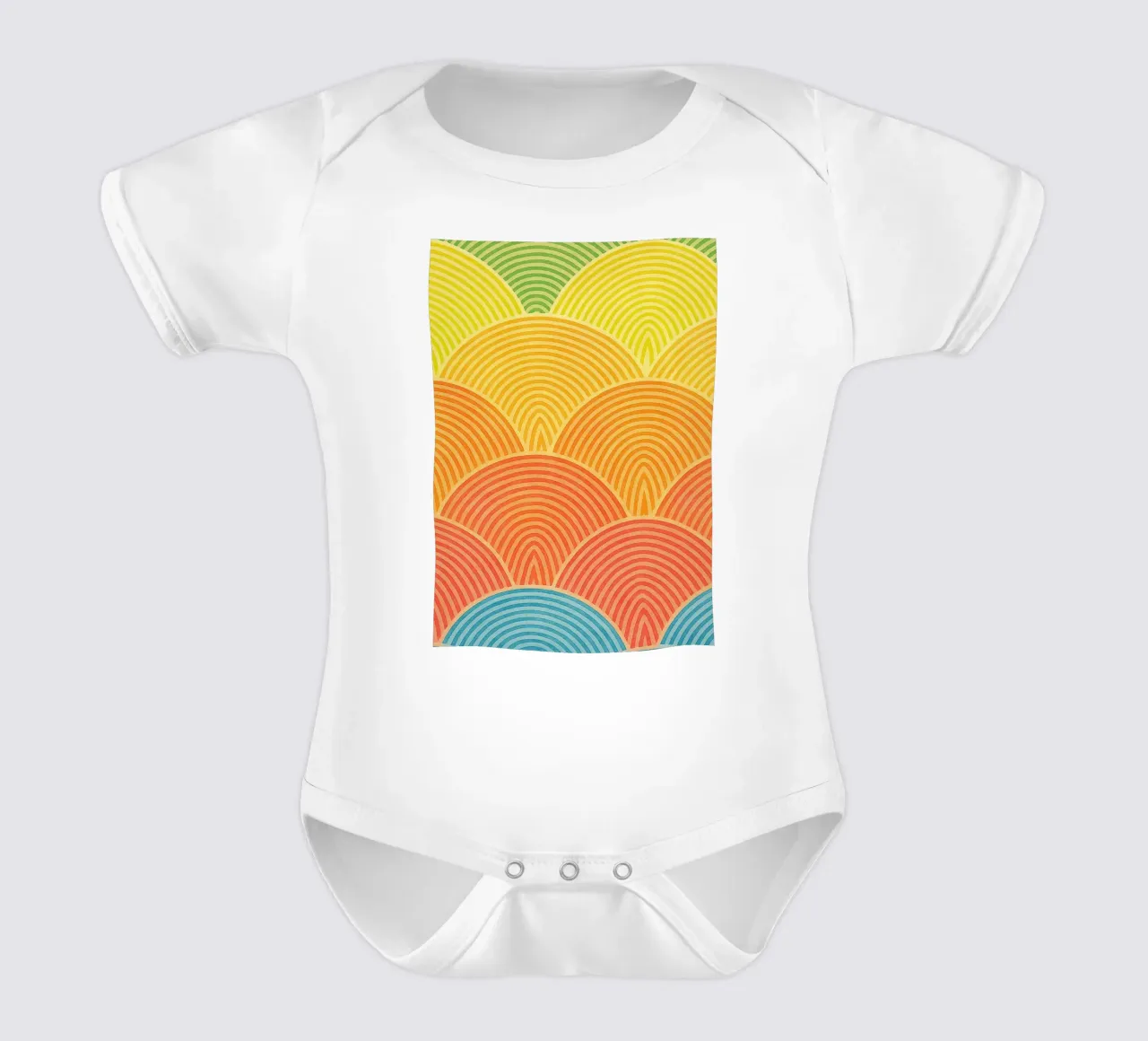 línea geométrica abstracta de medio círculo body de bebé de arkhanz