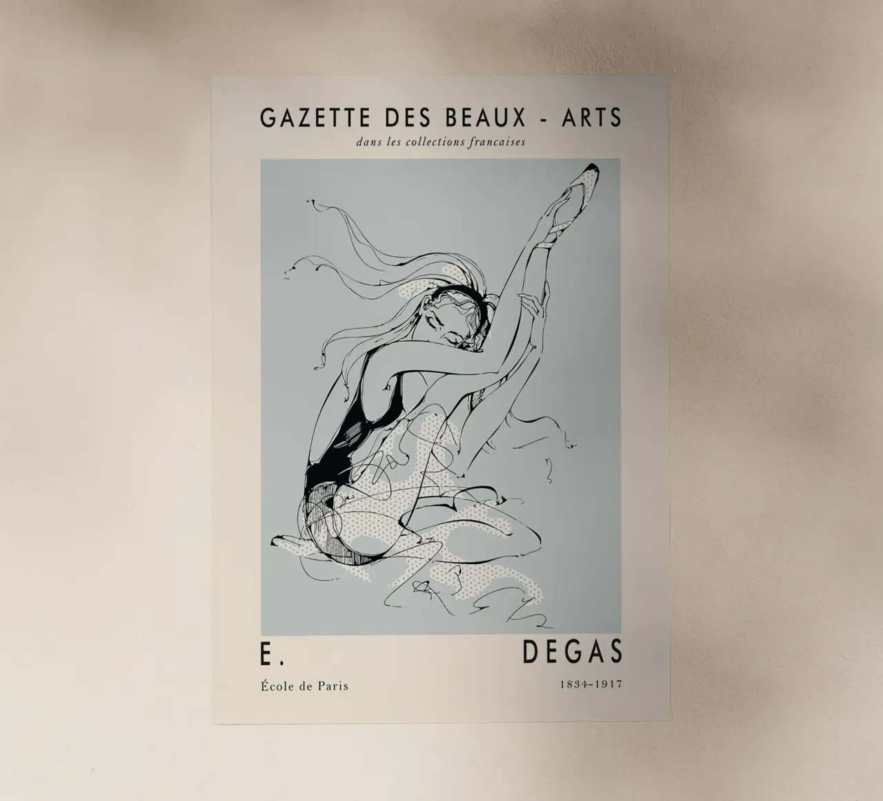 Edgar Degas all'Ecole de Paris pellicola backlit da Alfieson
