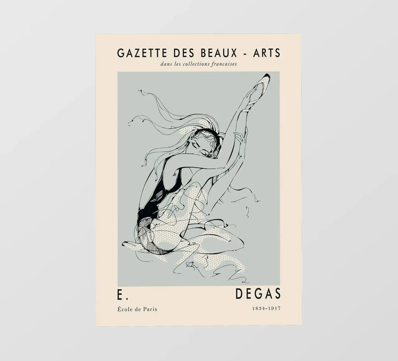 Edgar Degas all'Ecole de Paris pellicola backlit da Alfieson