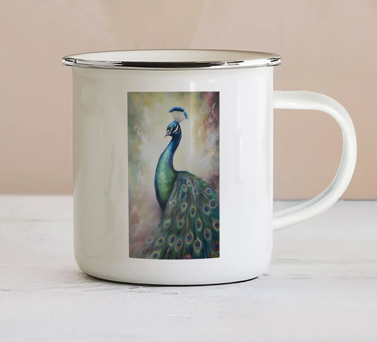 Arte da parete di Imagine tazza in smalto da Imagine