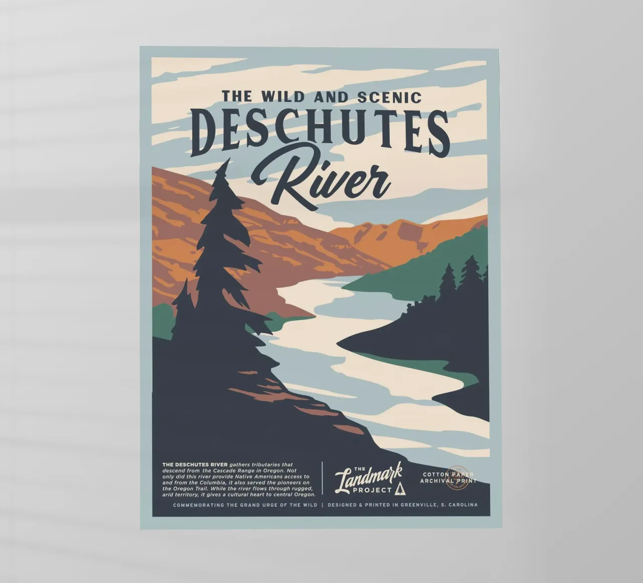 Fiume Deschutes pellicola backlit da williamsshop
