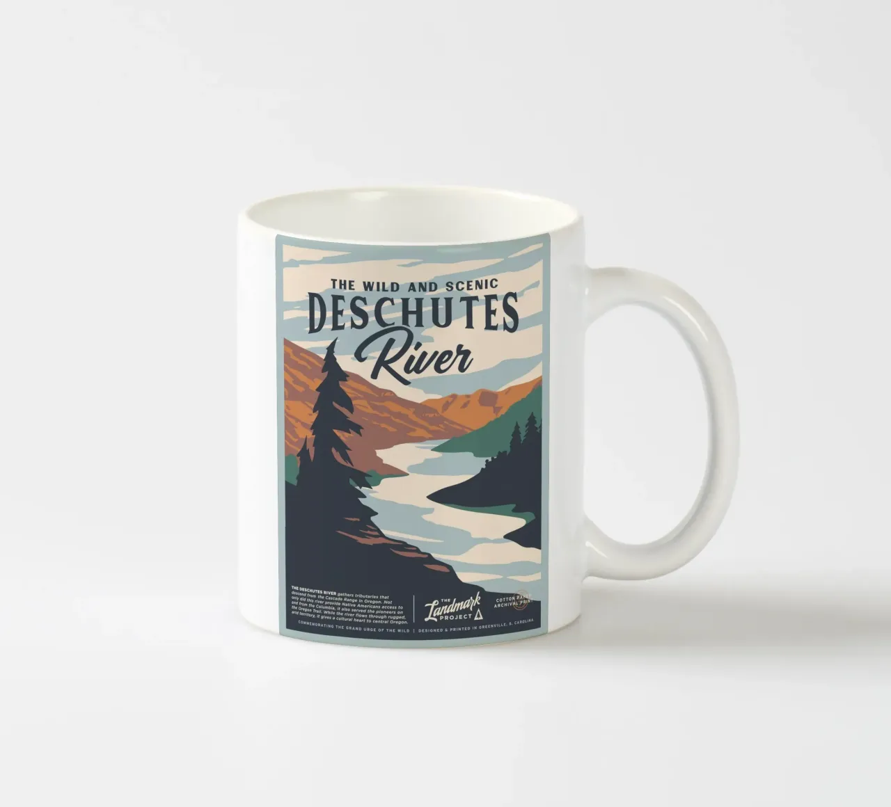 Fiume Deschutes tazza in ceramica da williamsshop