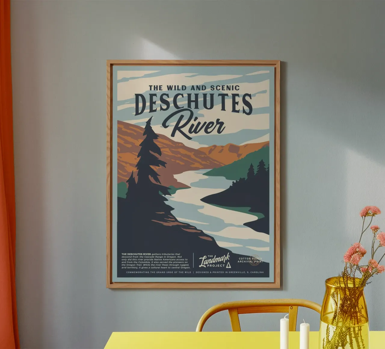 Fiume Deschutes alluminio dibond da williamsshop