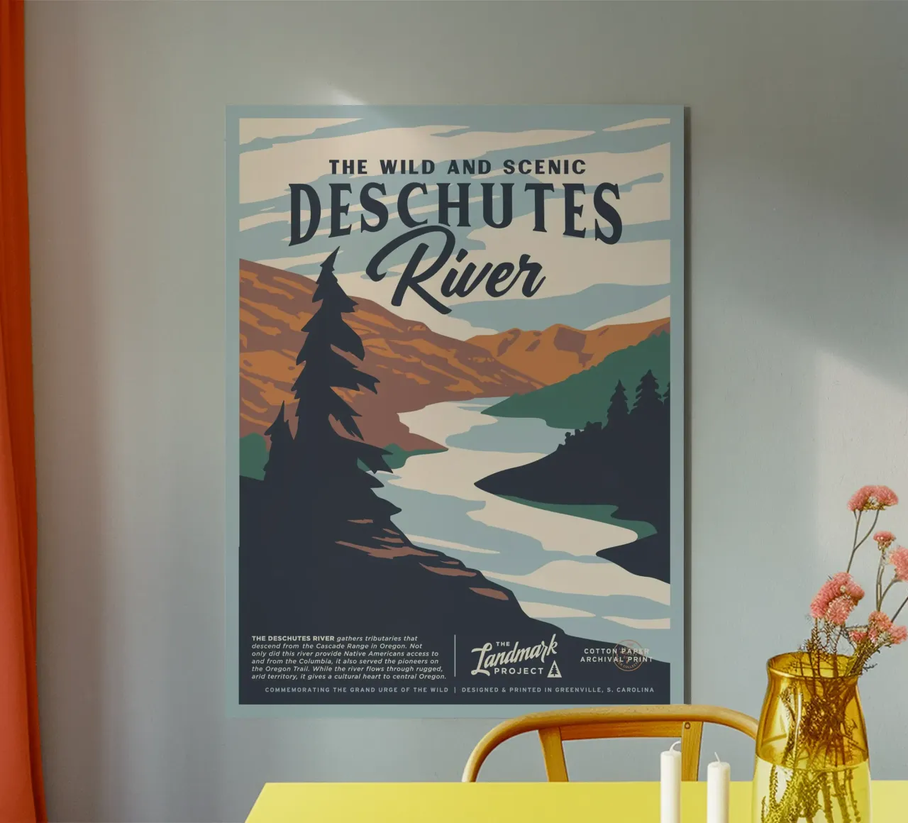 Fiume Deschutes alluminio dibond da williamsshop