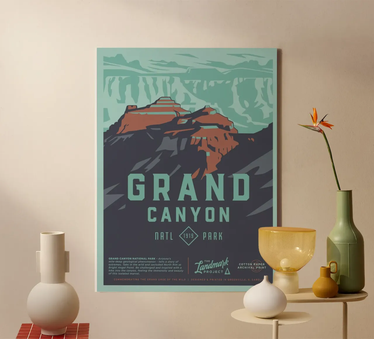Grand Canyon North Rim tela con Cornice a cassetta da williamsshop