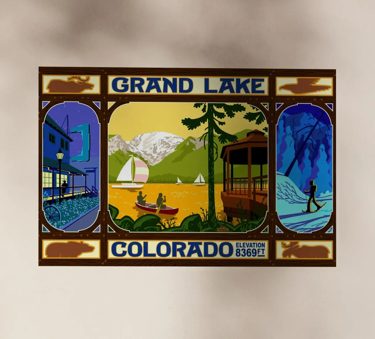 Grand Lake, Colorado pellicola backlit da williamsshop