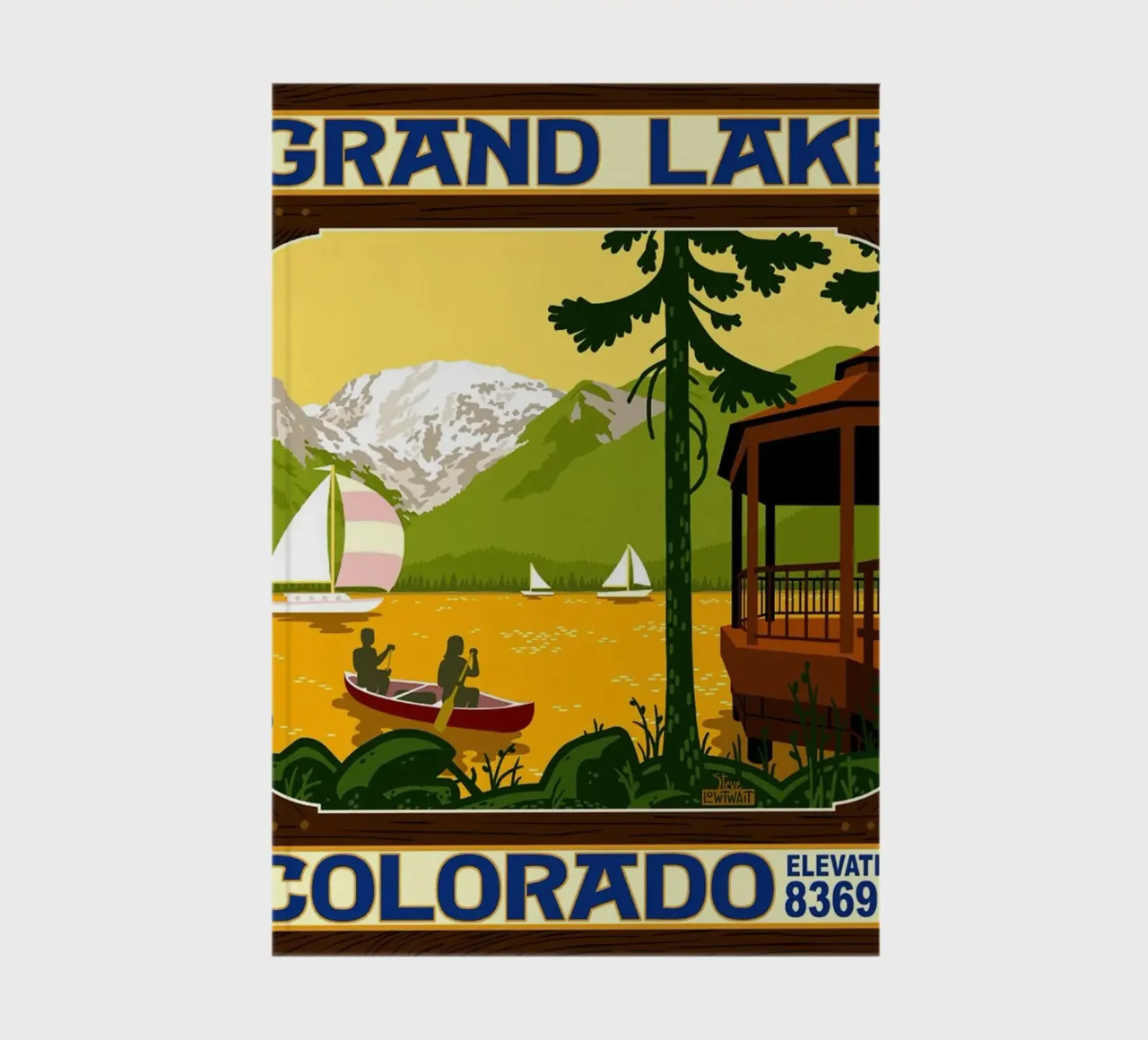 Grand Lake, Colorado notebook by williamsshop