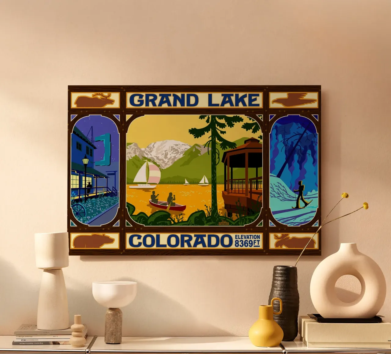 Grand Lake, Colorado forex plate by williamsshop