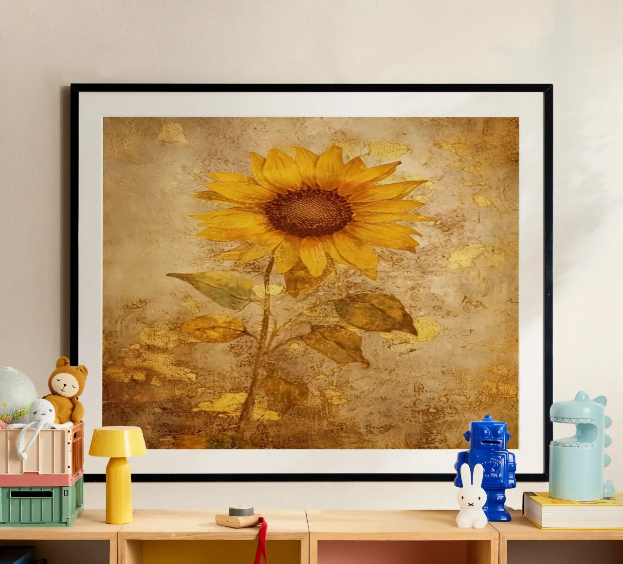 Arte da parete di Imagine poster con telaio in legno da Imagine
